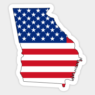 Georgia, USA Sticker